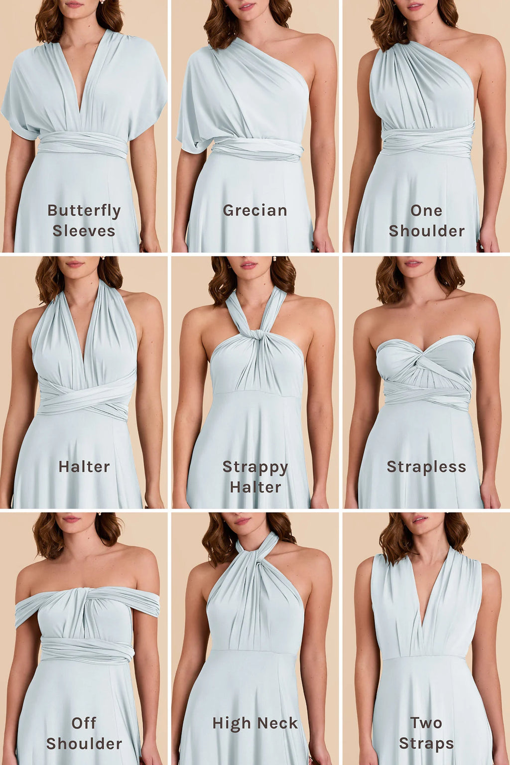 Evelina Mist Blue alternate view 3 bridesmaid dress