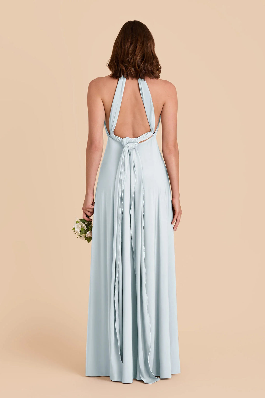 Evelina Mist Blue alternate view 4 bridesmaid dress