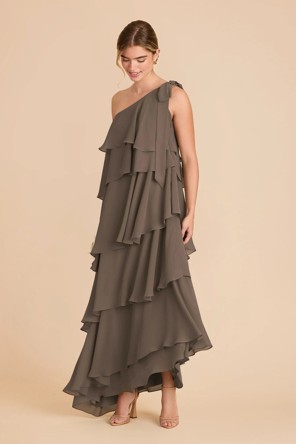 Marisol Mocha alternate view 1 bridesmaid dress