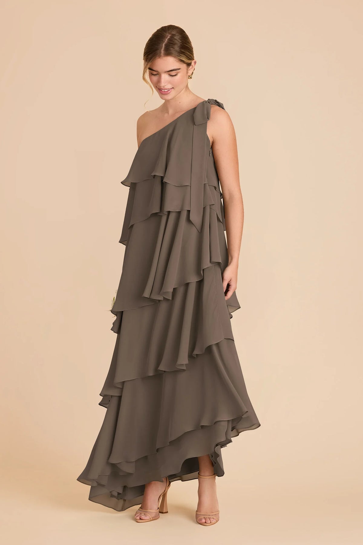 Marisol Mocha alternate view 1 bridesmaid dress