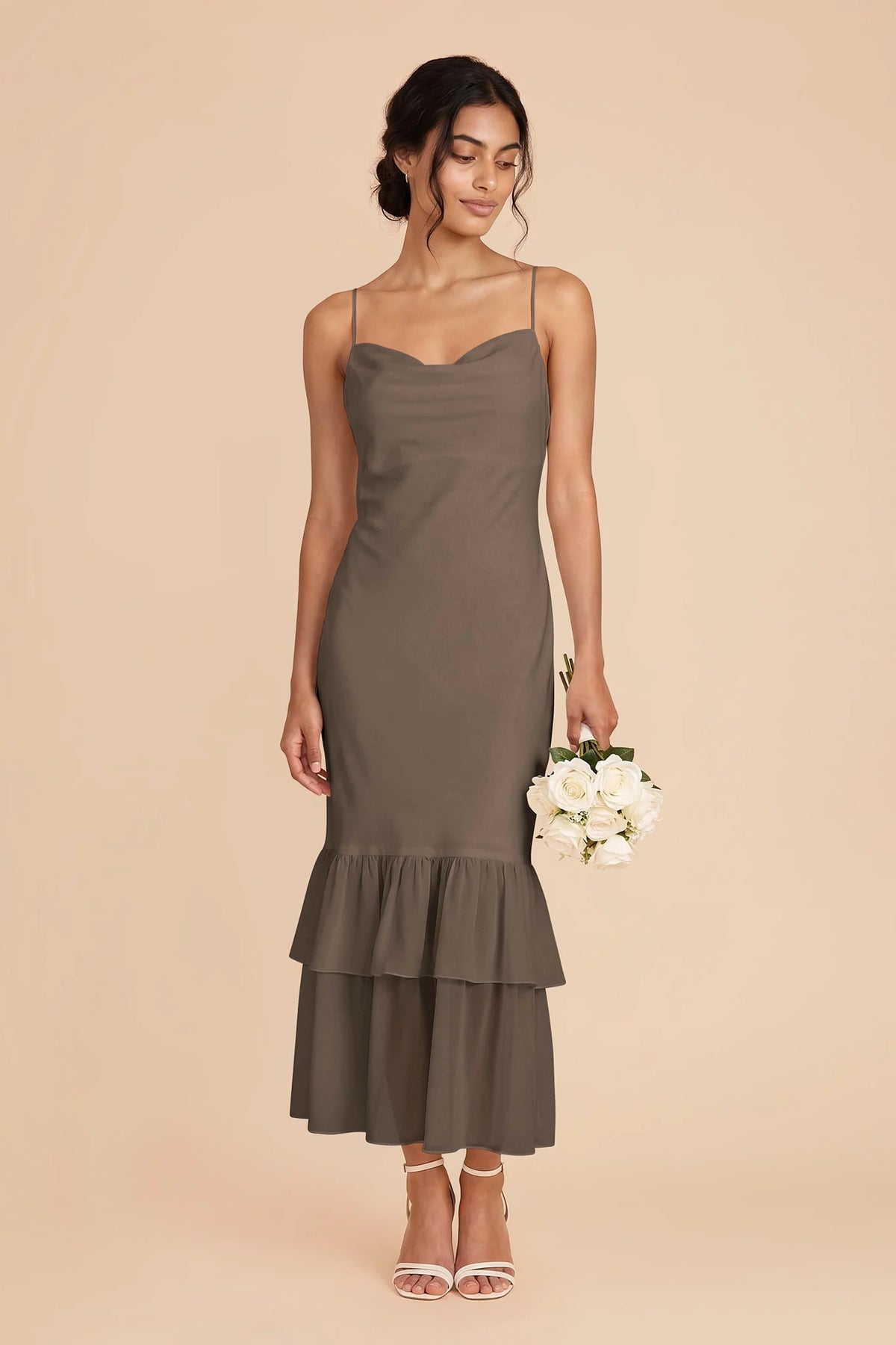 Liora Mocha alternate view 1 bridesmaid dress