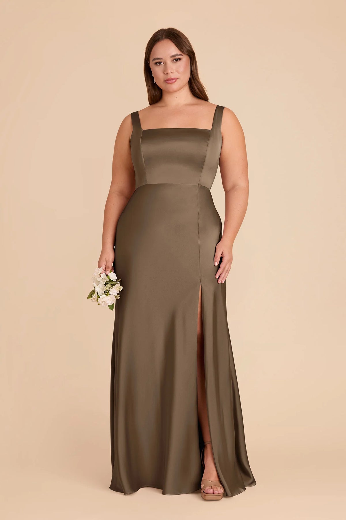 Elowen Mocha alternate view 1 bridesmaid dress