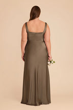 Elowen Mocha back view bridesmaid dress