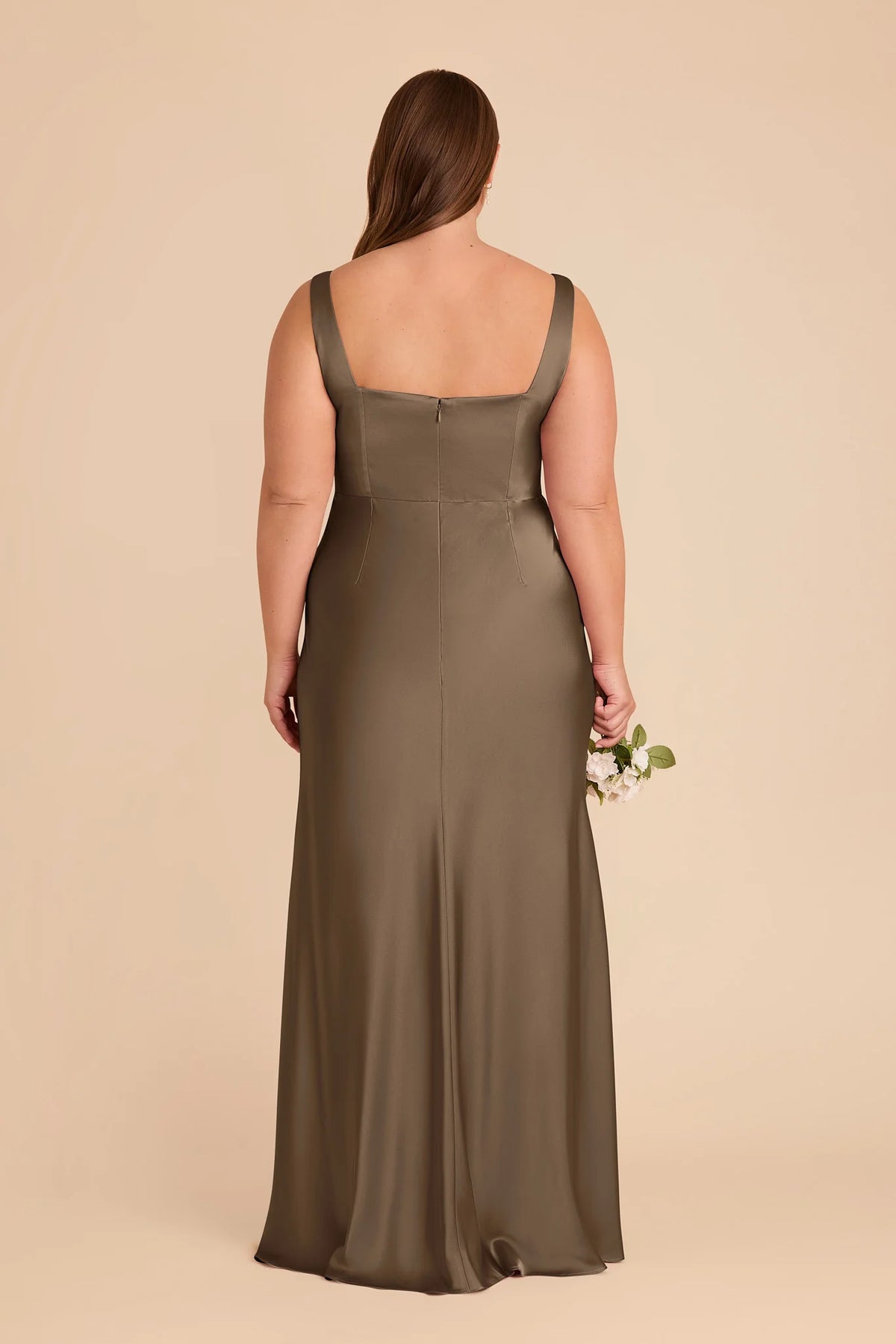 Elowen Mocha back view bridesmaid dress