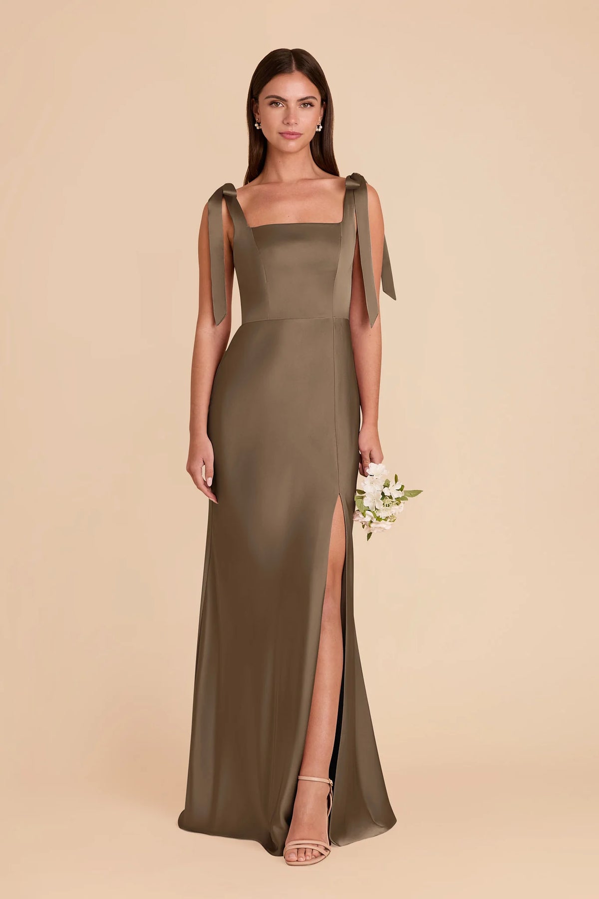 Elowen Mocha alternate view 2 bridesmaid dress
