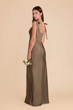 Elowen Mocha alternate view 3 bridesmaid dress