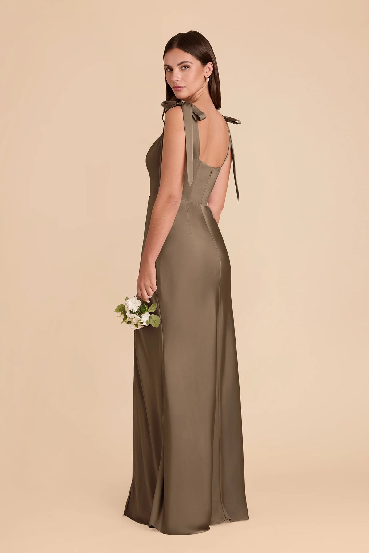 Elowen Mocha alternate view 3 bridesmaid dress