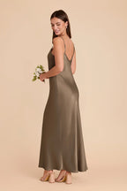 Amara Mocha alternate view 3 bridesmaid dress