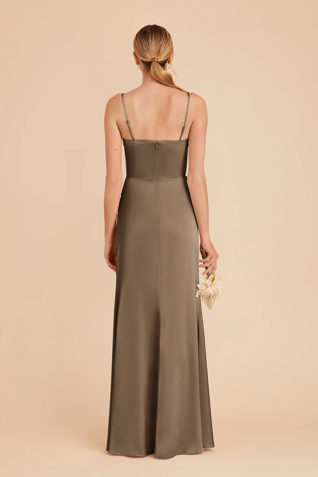 Lucienne Mocha alternate view 4 bridesmaid dress