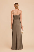 Lucienne Mocha alternate view 4 bridesmaid dress