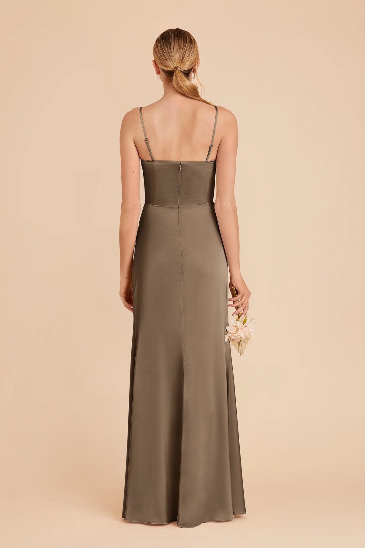 Lucienne Mocha alternate view 4 bridesmaid dress