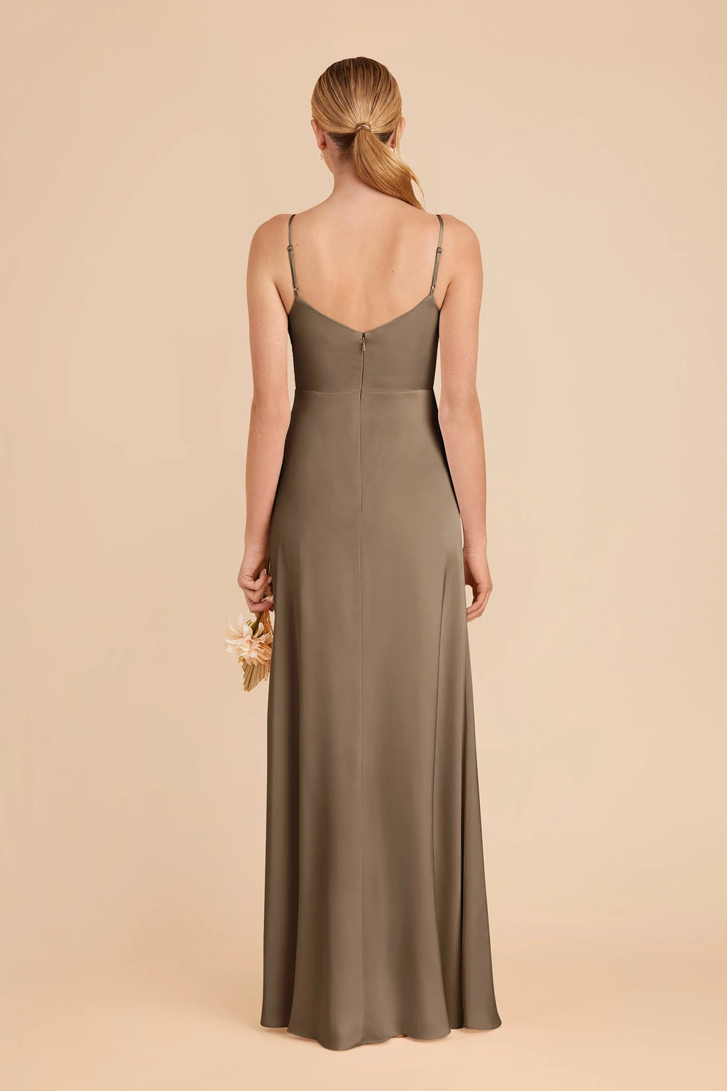 Elara Mocha alternate view 4 bridesmaid dress
