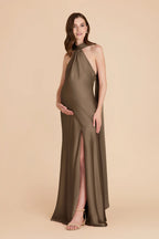Camille Mocha alternate view 2 bridesmaid dress