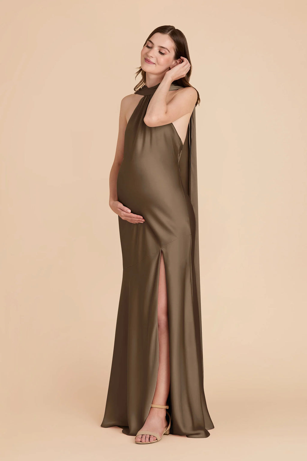 Camille Mocha alternate view 6 bridesmaid dress