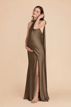 Camille Mocha alternate view 6 bridesmaid dress