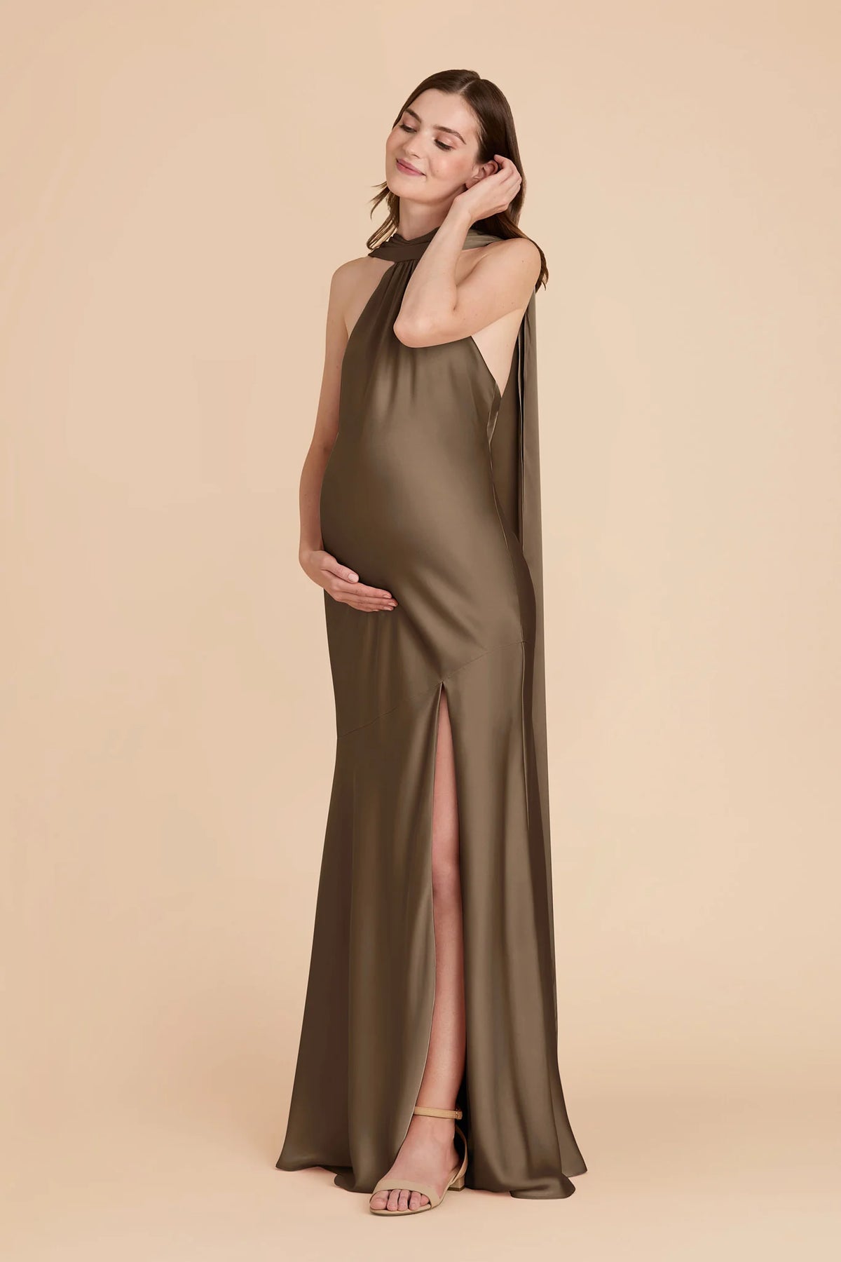 Camille Mocha alternate view 6 bridesmaid dress