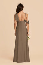 Thalia Mocha alternate view 4 bridesmaid dress