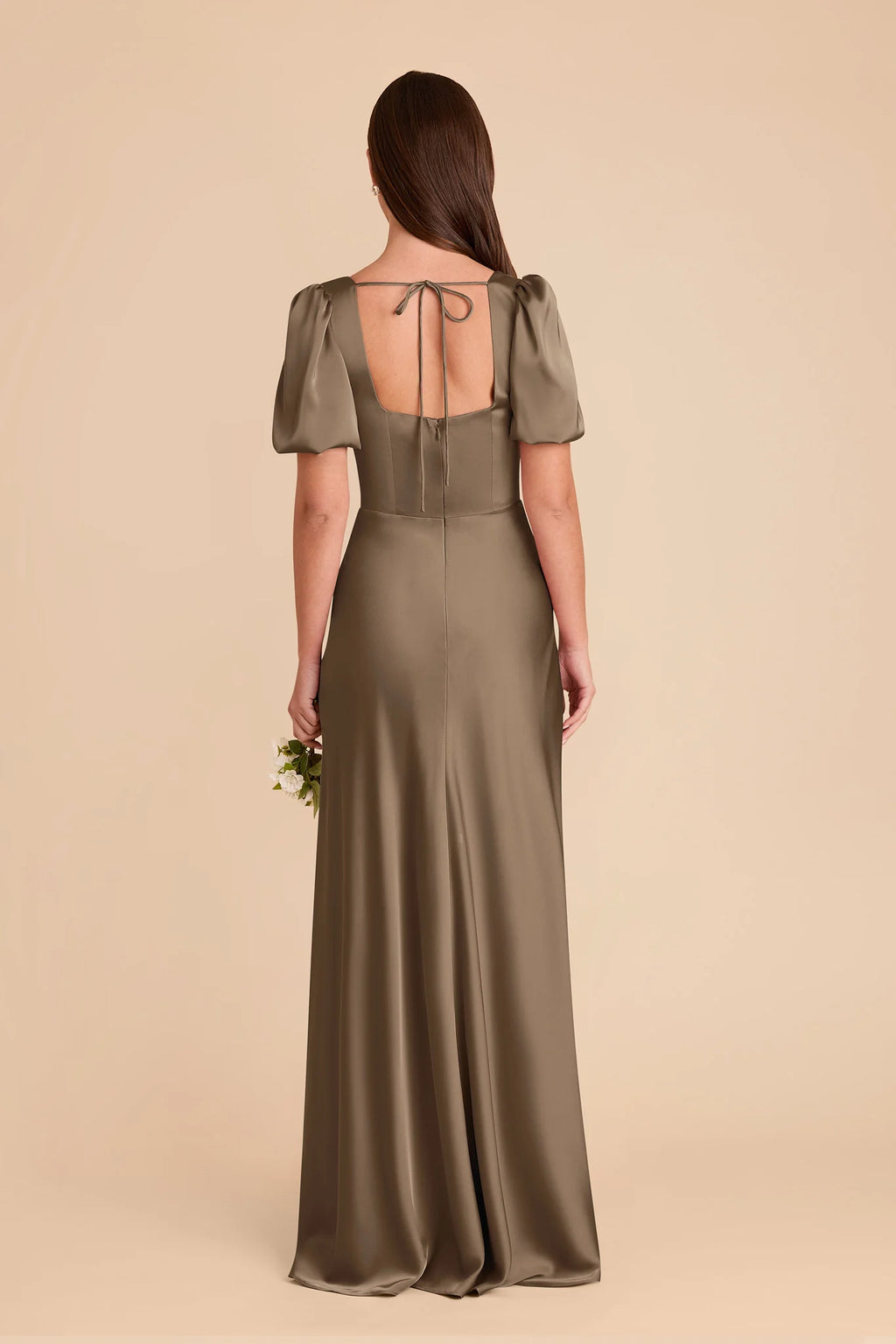 Selene Mocha alternate view 3 bridesmaid dress