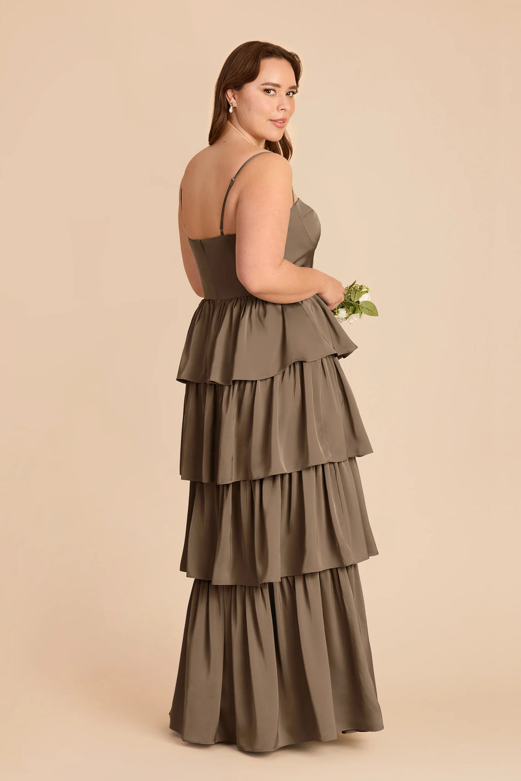 Calista Mocha alternate view 6 bridesmaid dress