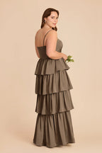 Calista Mocha alternate view 6 bridesmaid dress