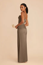 Sabine Mocha alternate view 2 bridesmaid dress