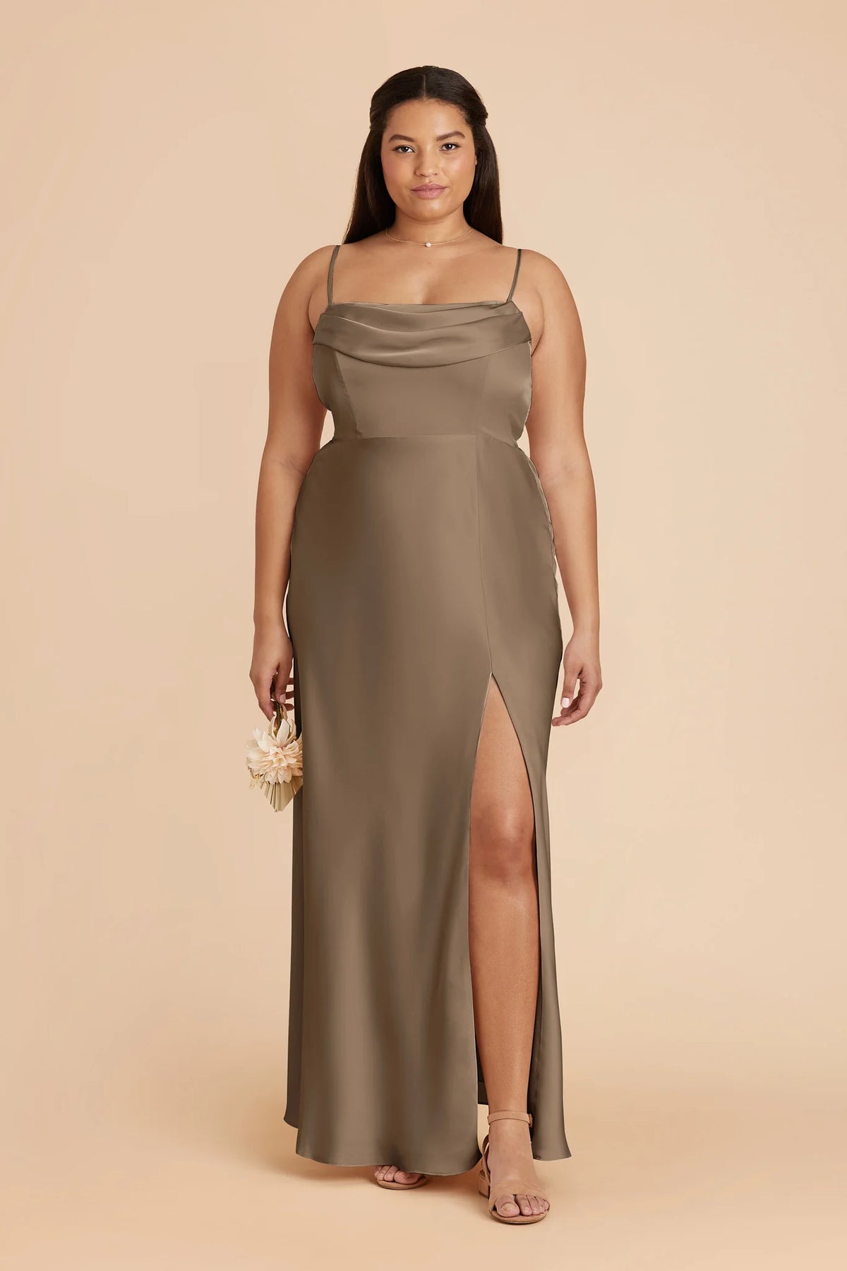 Corinne Mocha alternate view 7 bridesmaid dress