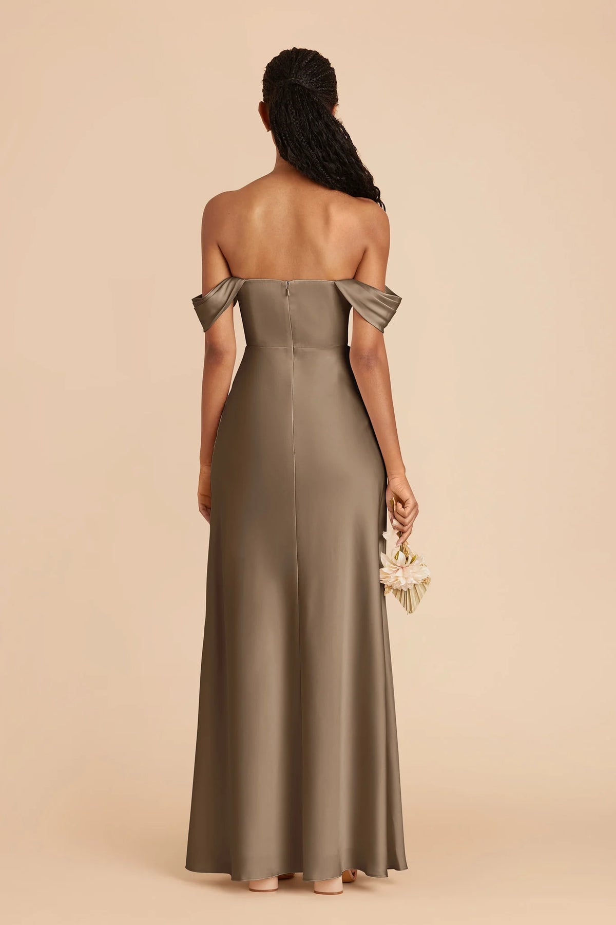 Corinne Mocha alternate view 5 bridesmaid dress