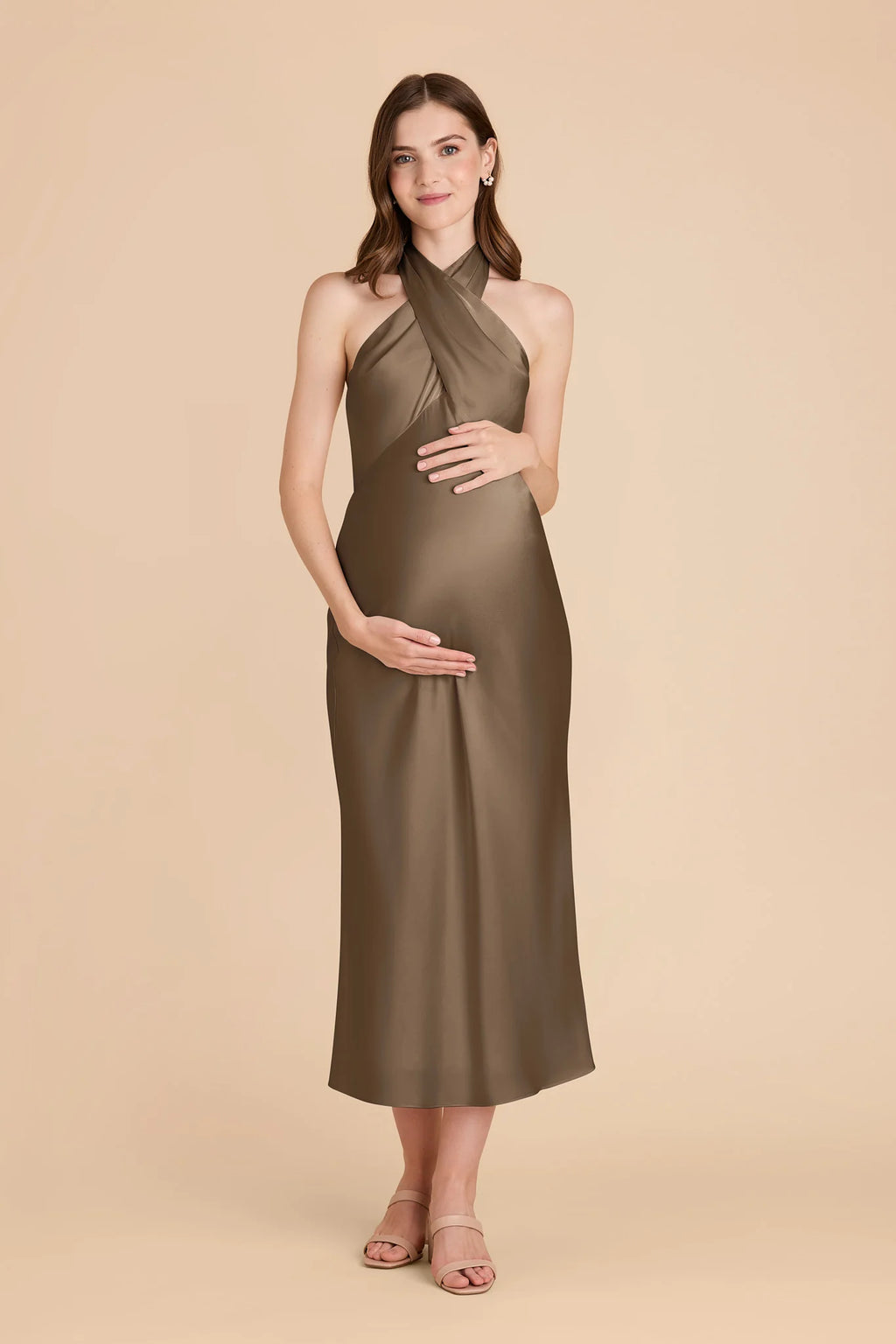 Seraphine Mocha alternate view 2 bridesmaid dress
