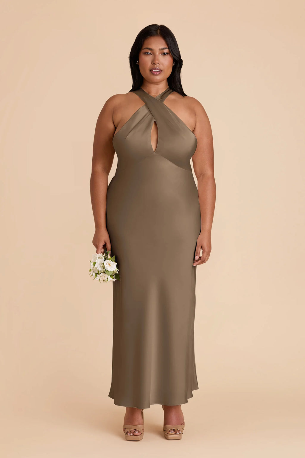 Seraphine Mocha alternate view 1 bridesmaid dress