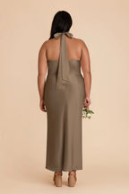 Seraphine Mocha back view bridesmaid dress