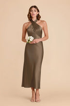 Seraphine Mocha alternate view 3 bridesmaid dress