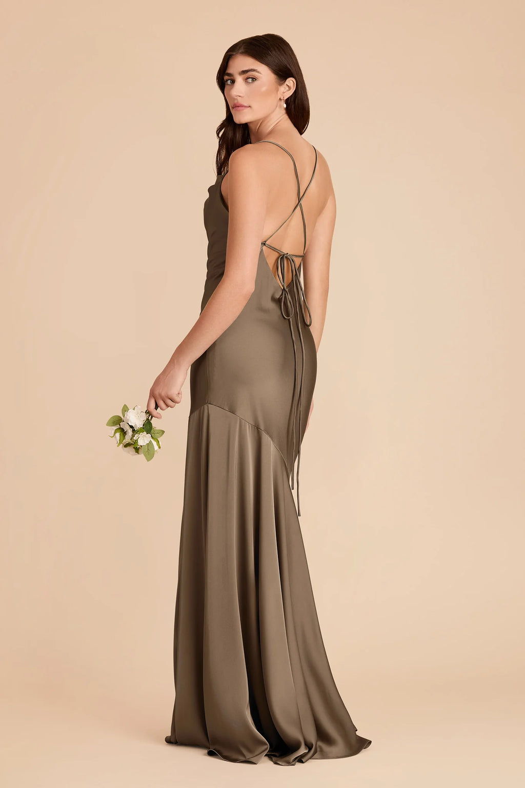 Estelle Mocha alternate view 5 bridesmaid dress