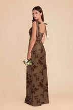 Elowen Mocha Whimsical Blooms alternate view 2 bridesmaid dress