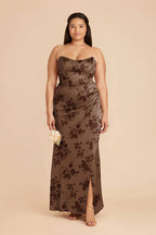 Lucienne Mocha Whimsical Blooms alternate view 1 bridesmaid dress