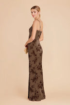 Lucienne Mocha Whimsical Blooms alternate view 2 bridesmaid dress
