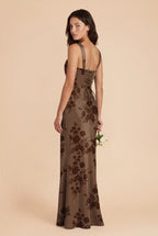 Colette Mocha Whimsical Blooms alternate view 1 bridesmaid dress