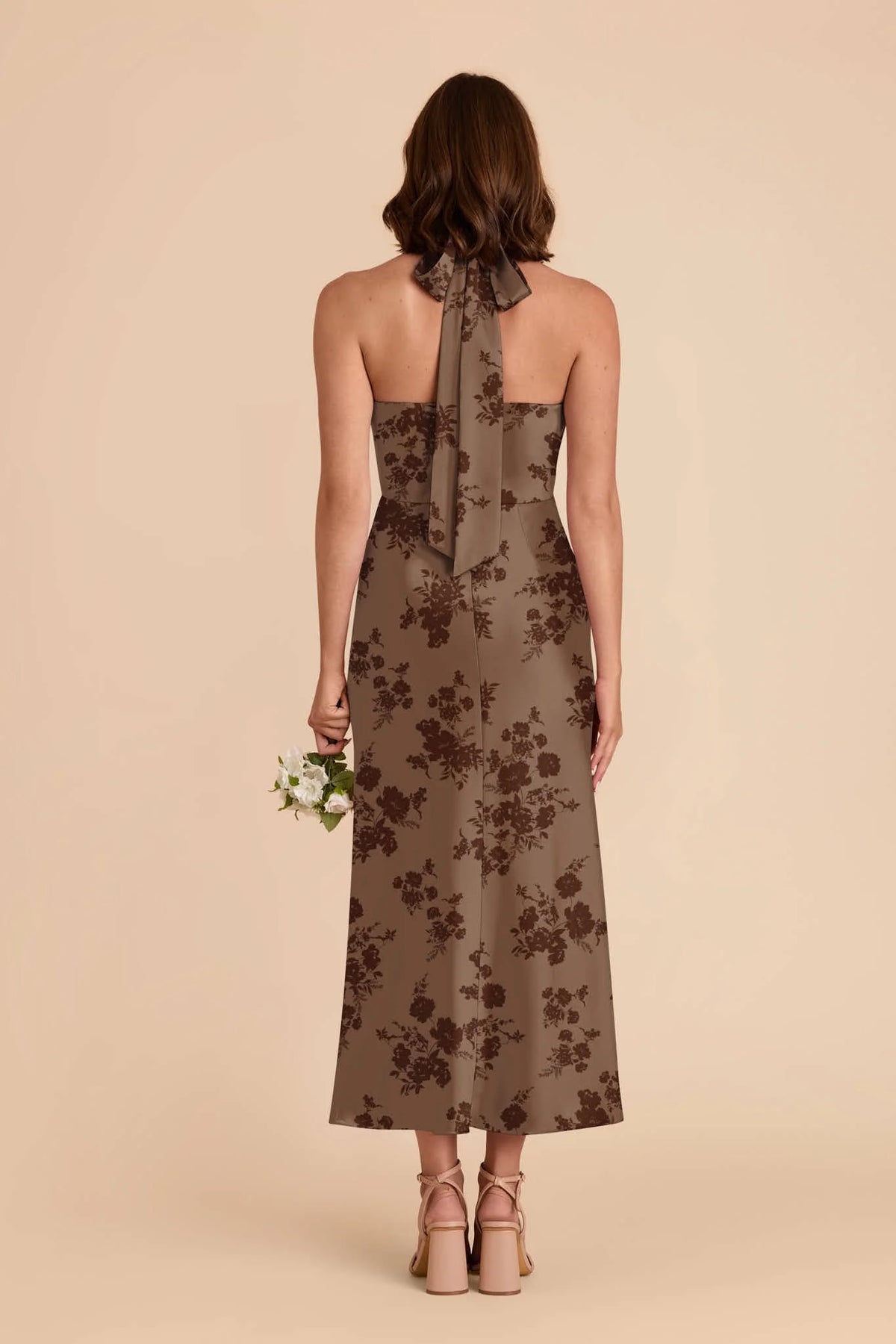Seraphine Mocha Whimsical Blooms alternate view 2 bridesmaid dress