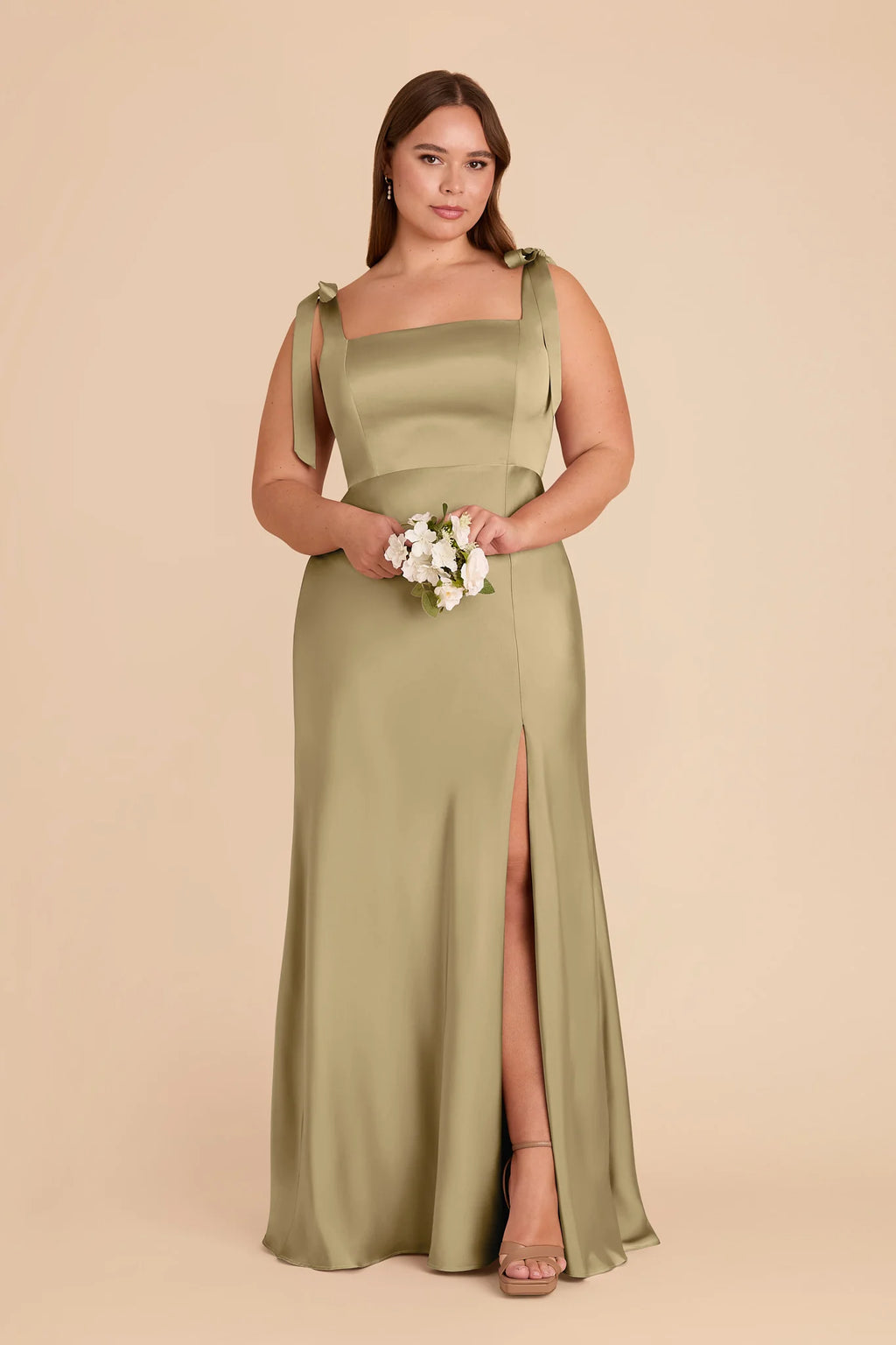 Elowen Moss Green alternate view 5 bridesmaid dress