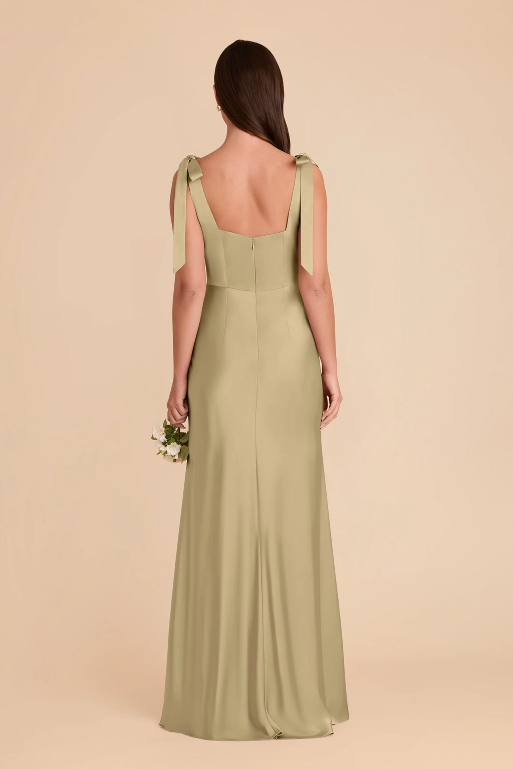 Elowen Moss Green alternate view 2 bridesmaid dress