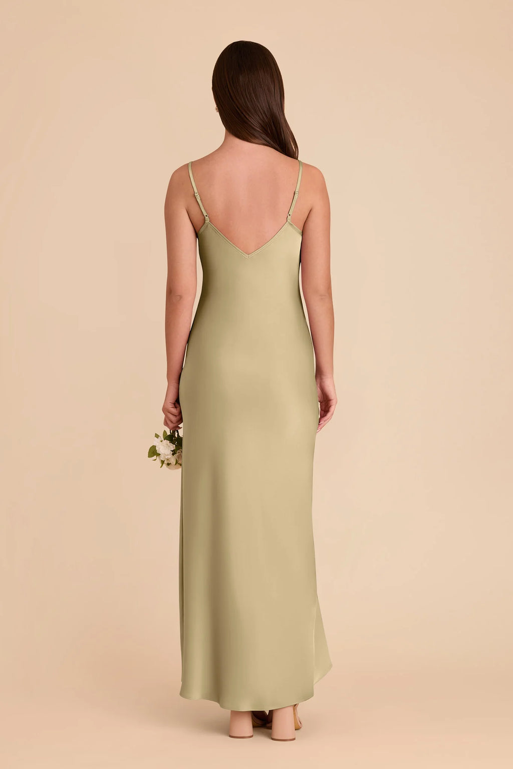 Amara Moss Green alternate view 4 bridesmaid dress