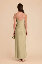 Amara Moss Green alternate view 4 bridesmaid dress