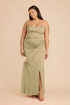 Lucienne Moss Green alternate view 5 bridesmaid dress