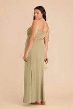 Lucienne Moss Green alternate view 6 bridesmaid dress