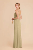 Elara Moss Green alternate view 3 bridesmaid dress