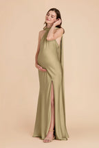 Camille Moss Green alternate view 1 bridesmaid dress