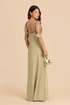 Thalia Moss Green alternate view 3 bridesmaid dress