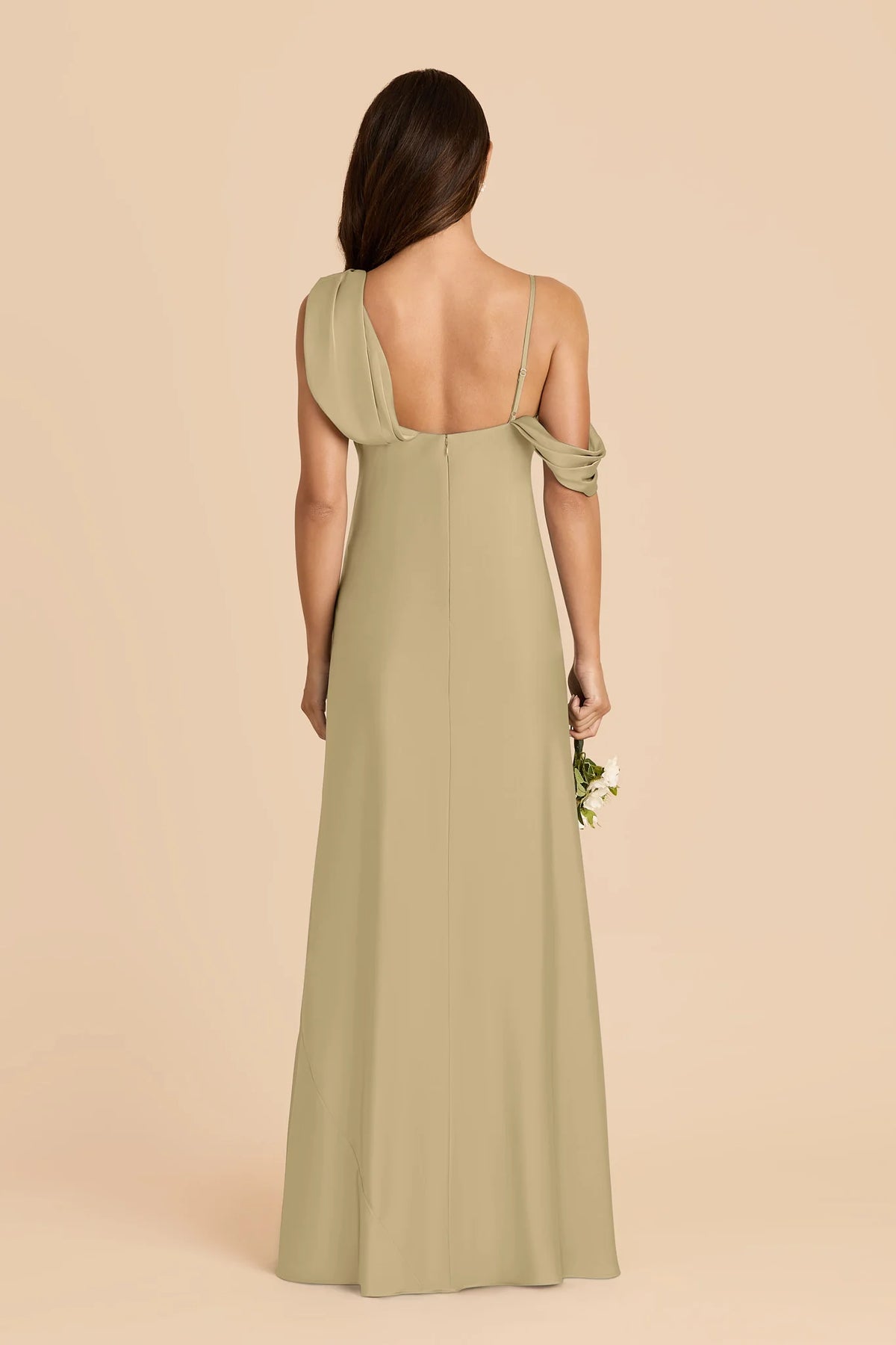 Thalia Moss Green alternate view 4 bridesmaid dress