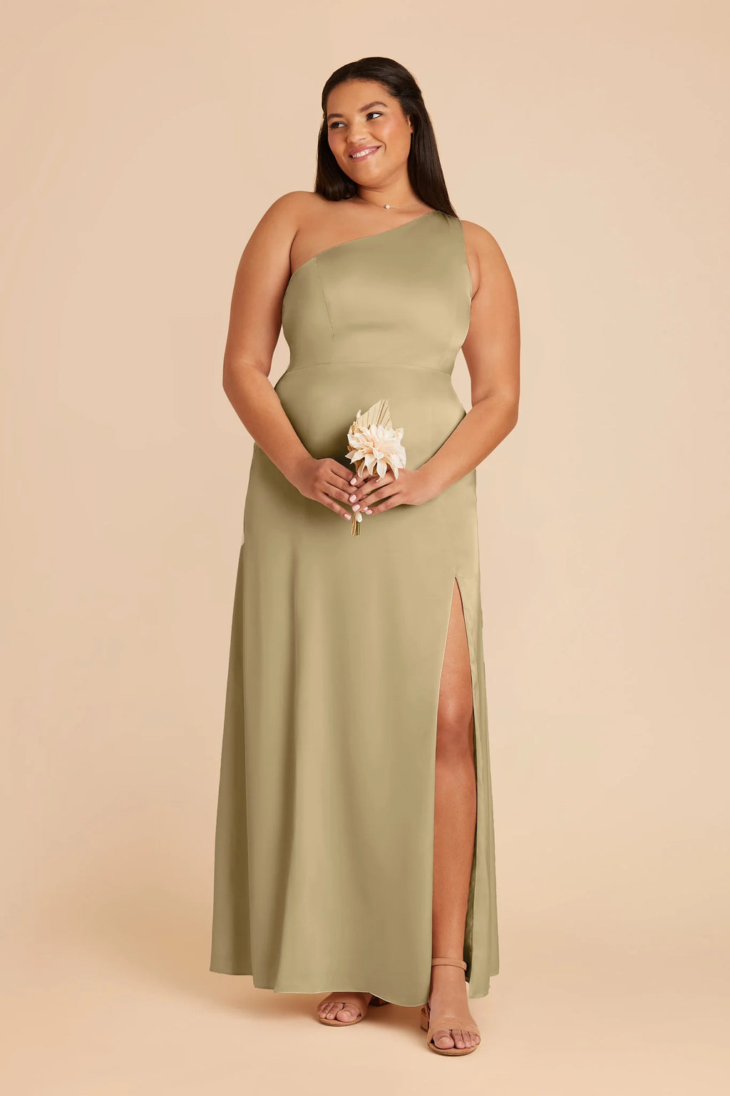 Briar Moss Green alternate view 3 bridesmaid dress