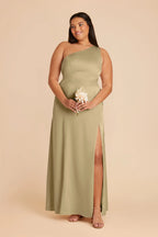Briar Moss Green alternate view 3 bridesmaid dress