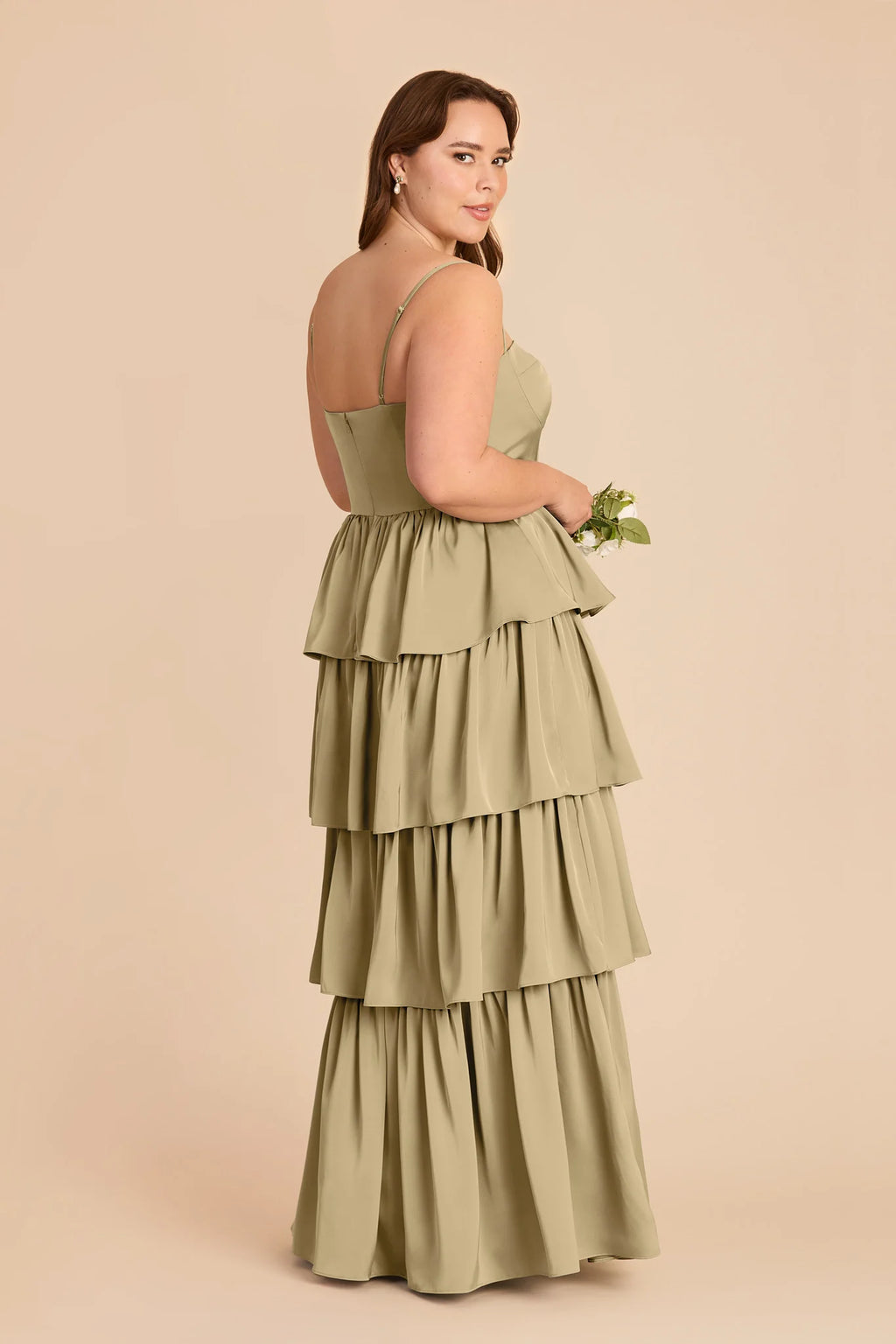Calista Moss Green alternate view 6 bridesmaid dress